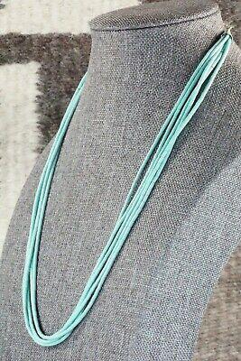5 Strand Turquoise Necklace - Frank Ortiz - High Lonesome Trading