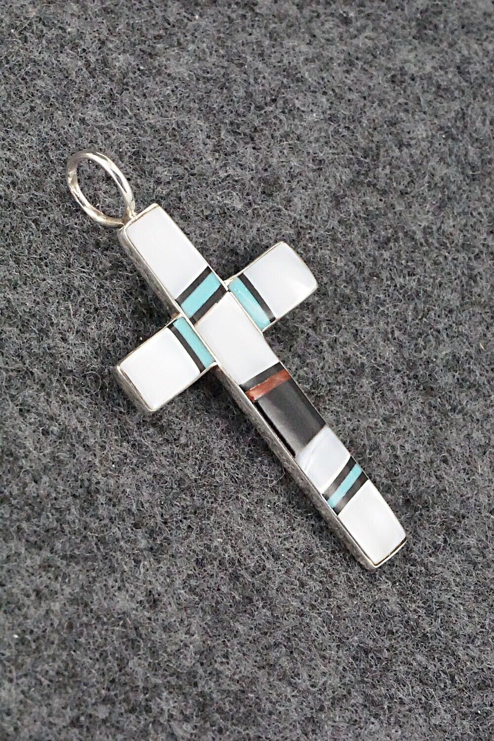 Multi Stone & Sterling Silver Pendant - Bobby Sanchez