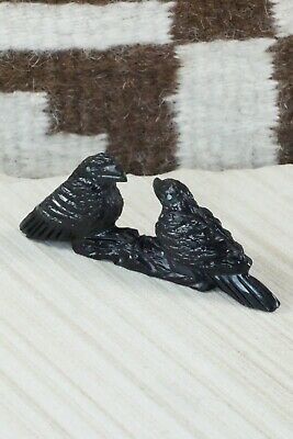 Crows Zuni Fetish Carving - Tony Mackel
