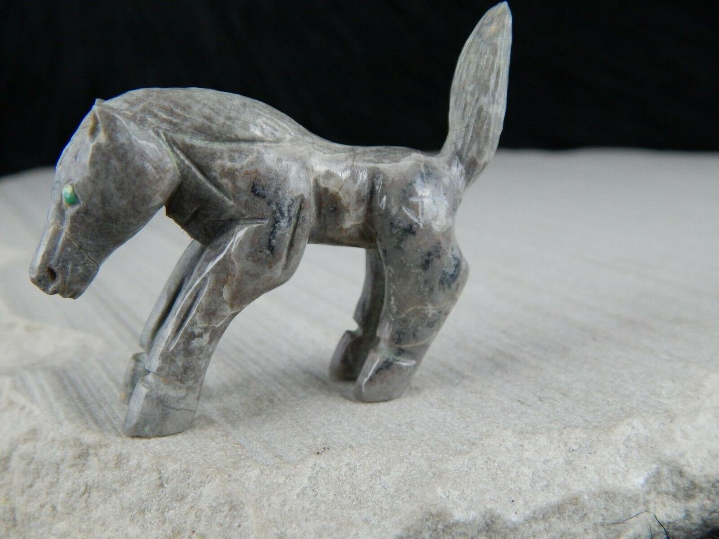Horse Zuni Fetish Carving - Jonas Hastito - High Lonesome Trading