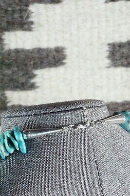 Turquoise & Sterling Silver Necklace - Louise Joe