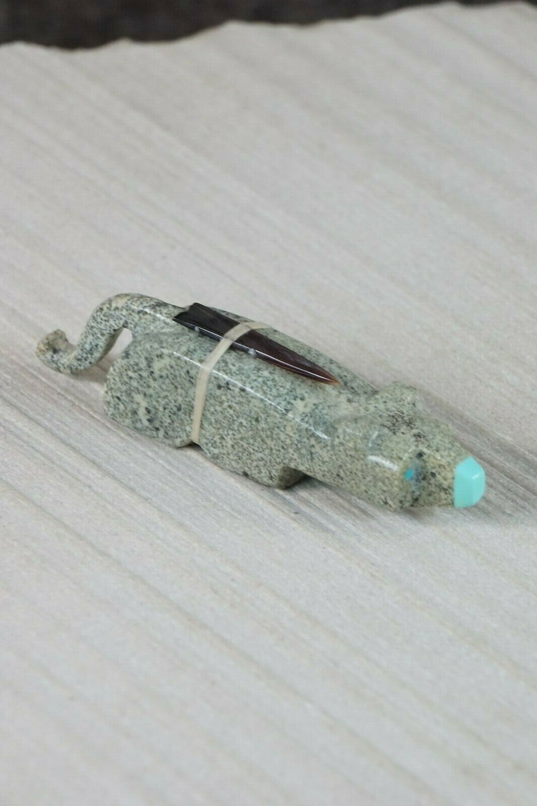 Mountain Lion Zuni Fetish Carving - Gabe Quam - High Lonesome Trading