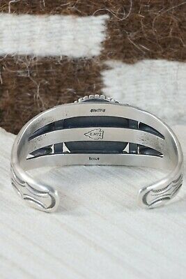 Navajo Turquoise and Sterling Silver Bracelet - Calvin Martinez - High Lonesome Trading