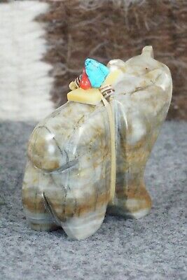 Bear Zuni Fetish Carving - Stewart Alanzo