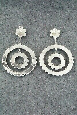 Turquoise & Sterling Silver Earrings - Wayne Johnson Jr.