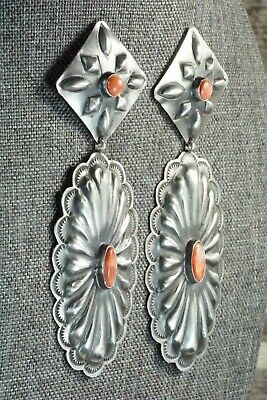 Spiny Oyster and Sterling Silver Earrings - Rita Lee