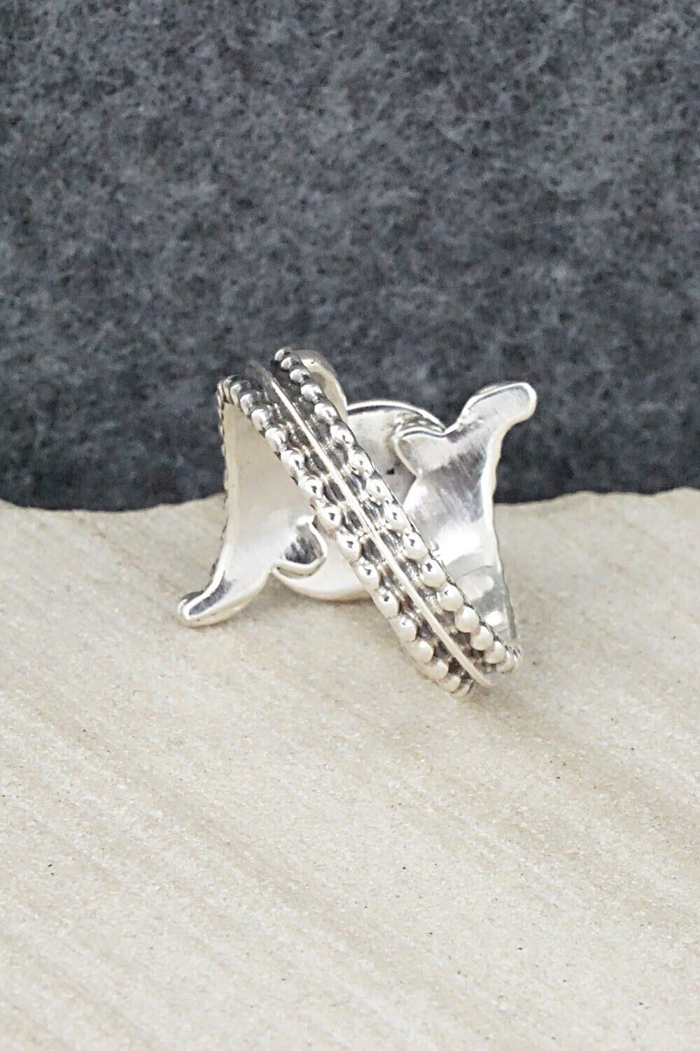 Opalite & Sterling Silver Ring - Thomas Yazzie - Size 8