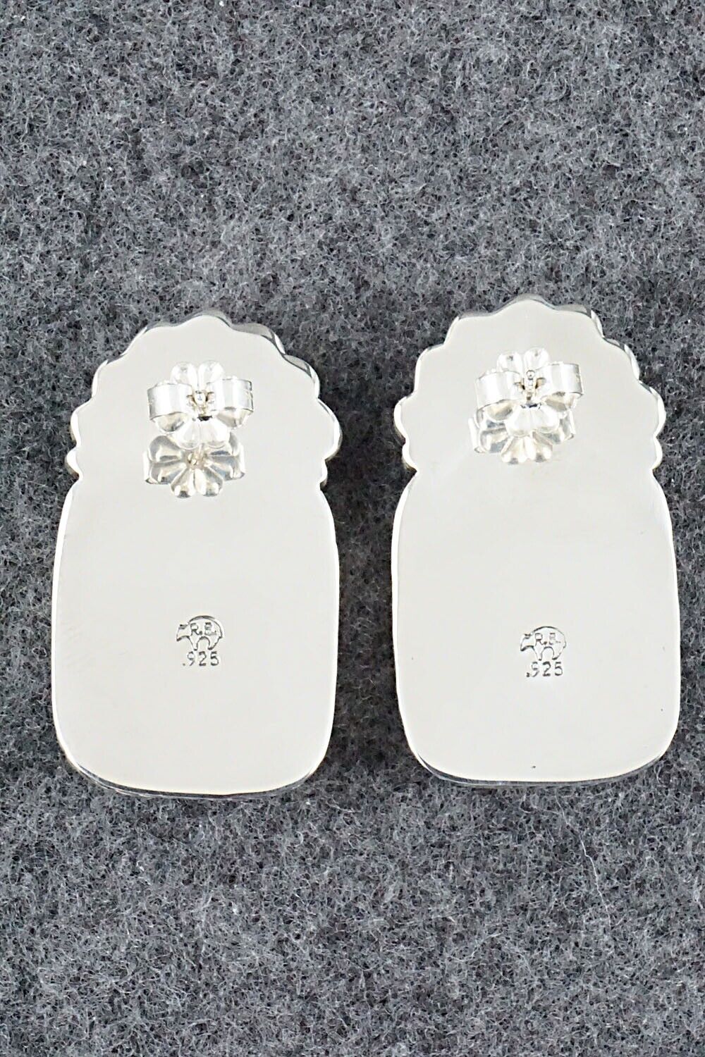 Turquoise & Sterling Silver Earrings - Sheena Jack
