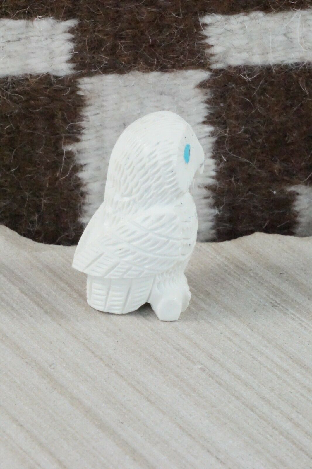 Owl Zuni Fetish Carving - Christine Banteah