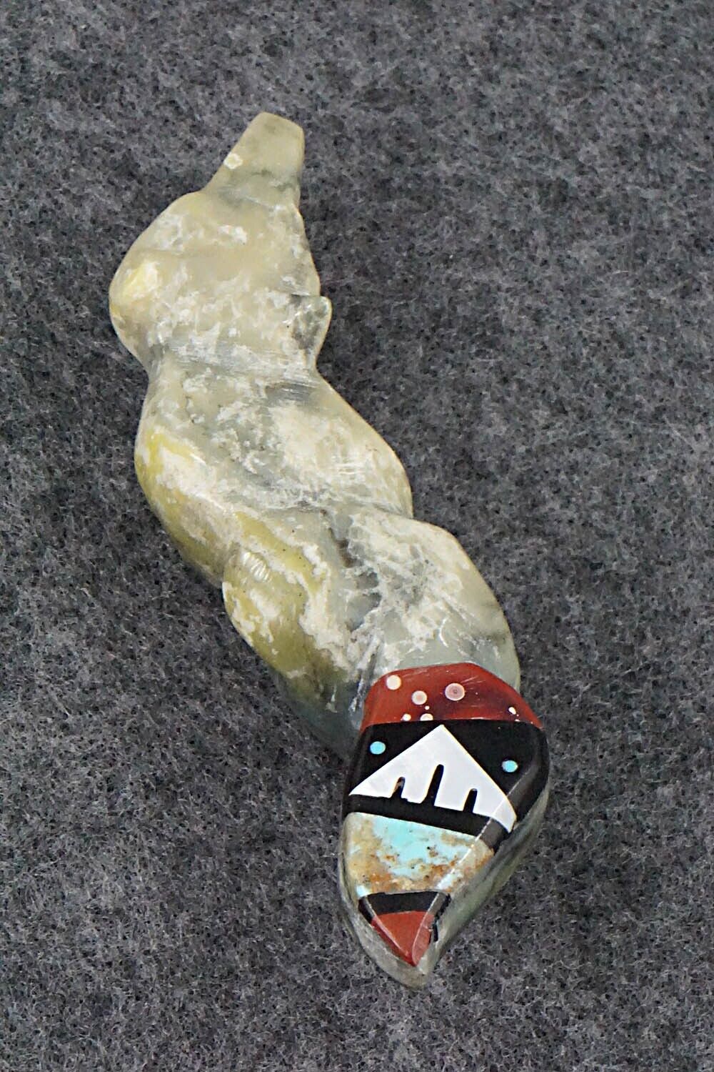 Wolf Zuni Fetish Carving - Steven Natachu