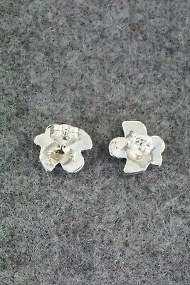 Turquoise & Sterling Silver Earrings - Herbert Lastiyano
