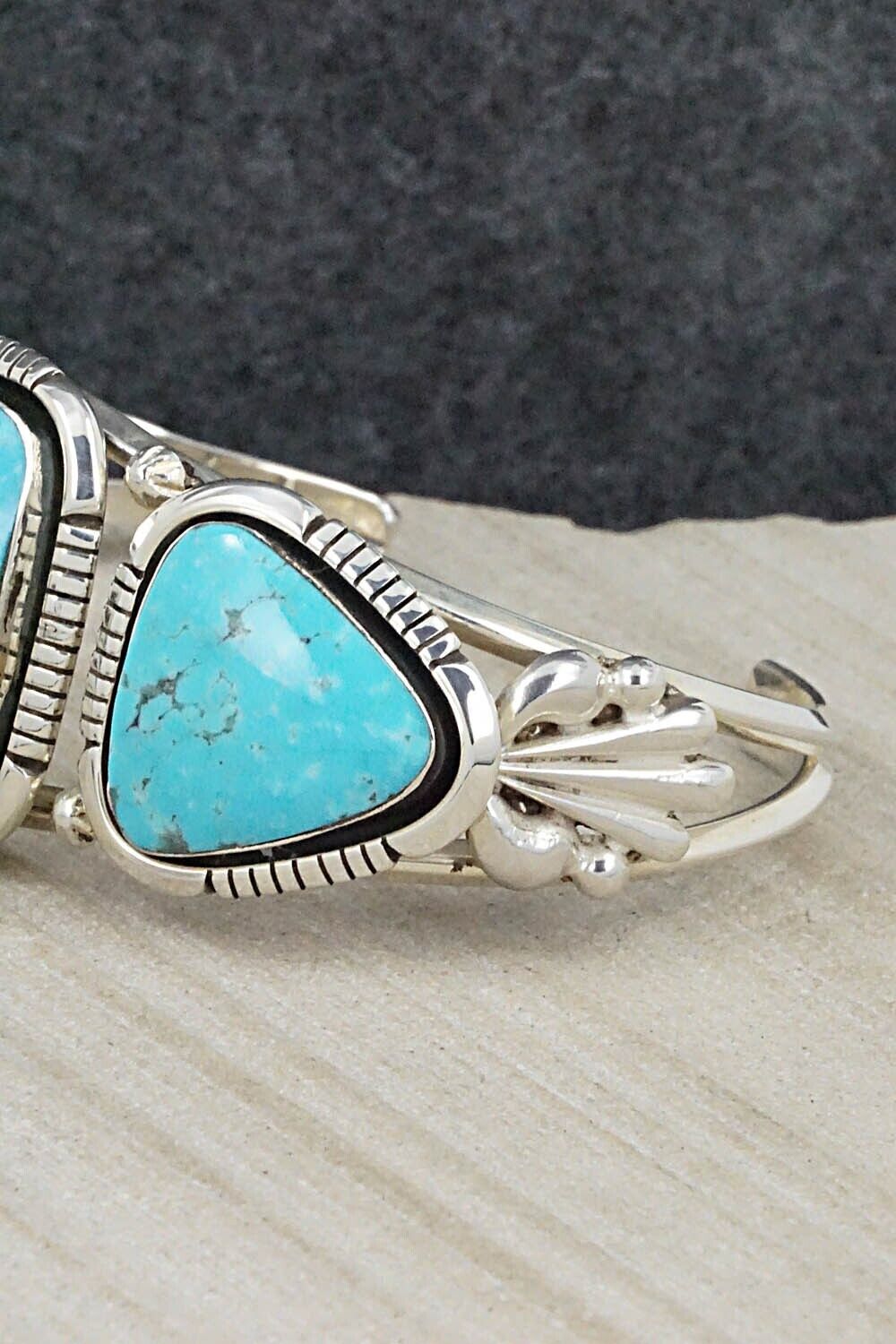 Turquoise and Sterling Silver Bracelet - Jimson Belin