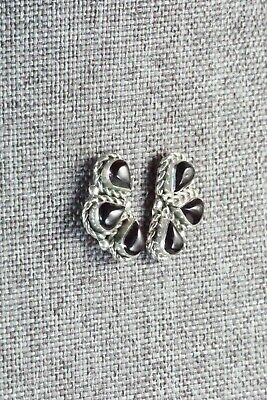Jet & Sterling Silver Earrings - Carol Lateyice - High Lonesome Trading