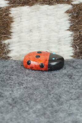 Lady Bug Zuni Fetish Carving - Reynold Lunasee