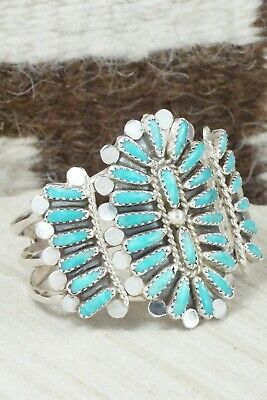 Turquoise & Sterling Silver Bracelet - Philena Byjoe