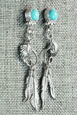 Turquoise & Sterling Silver Earrings - Rita Largo