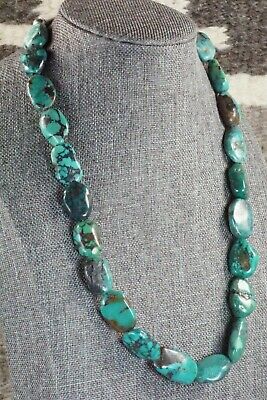 Turquoise & Sterling Silver Necklace - Navajo