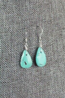 Navajo Turquoise and Sterling Silver Earrings - Native American