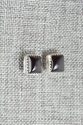 Onyx & Sterling Silver Earrings - Annie Spencer
