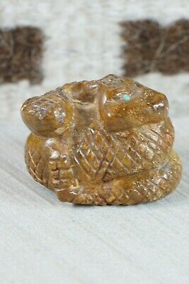 Rattlesnake Zuni Fetish Carving - Farlan Quam - High Lonesome Trading