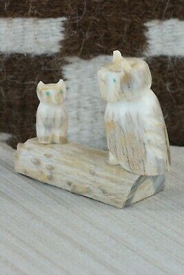 Owl Zuni Fetish Carving - Brandon Phillips