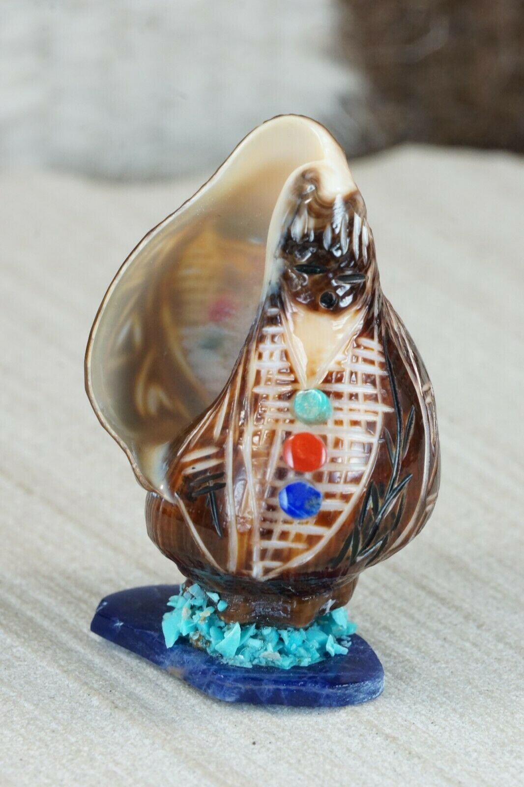 Corn Maiden Zuni Fetish Carving - Gloria Chattin