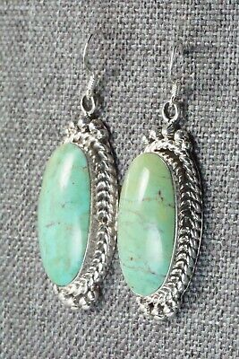 Turquoise & Sterling Silver Earrings - Greg Yazzie