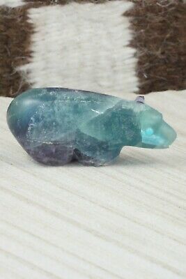 Bear Zuni Fetish Carving - Ronnie Lunasee