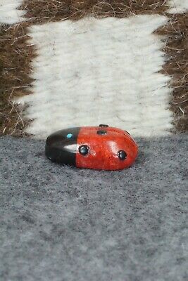 Lady Bug Zuni Fetish Carving - Reynold Lunasee
