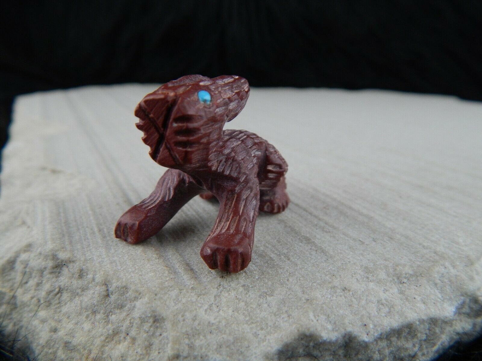 Rabbit Zuni Fetish Carving - Cody Cheama - High Lonesome Trading