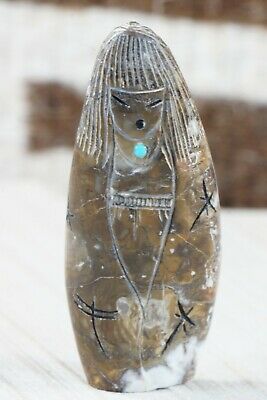 Corn Maiden Zuni Fetish Carving - Sandra Quandelacy