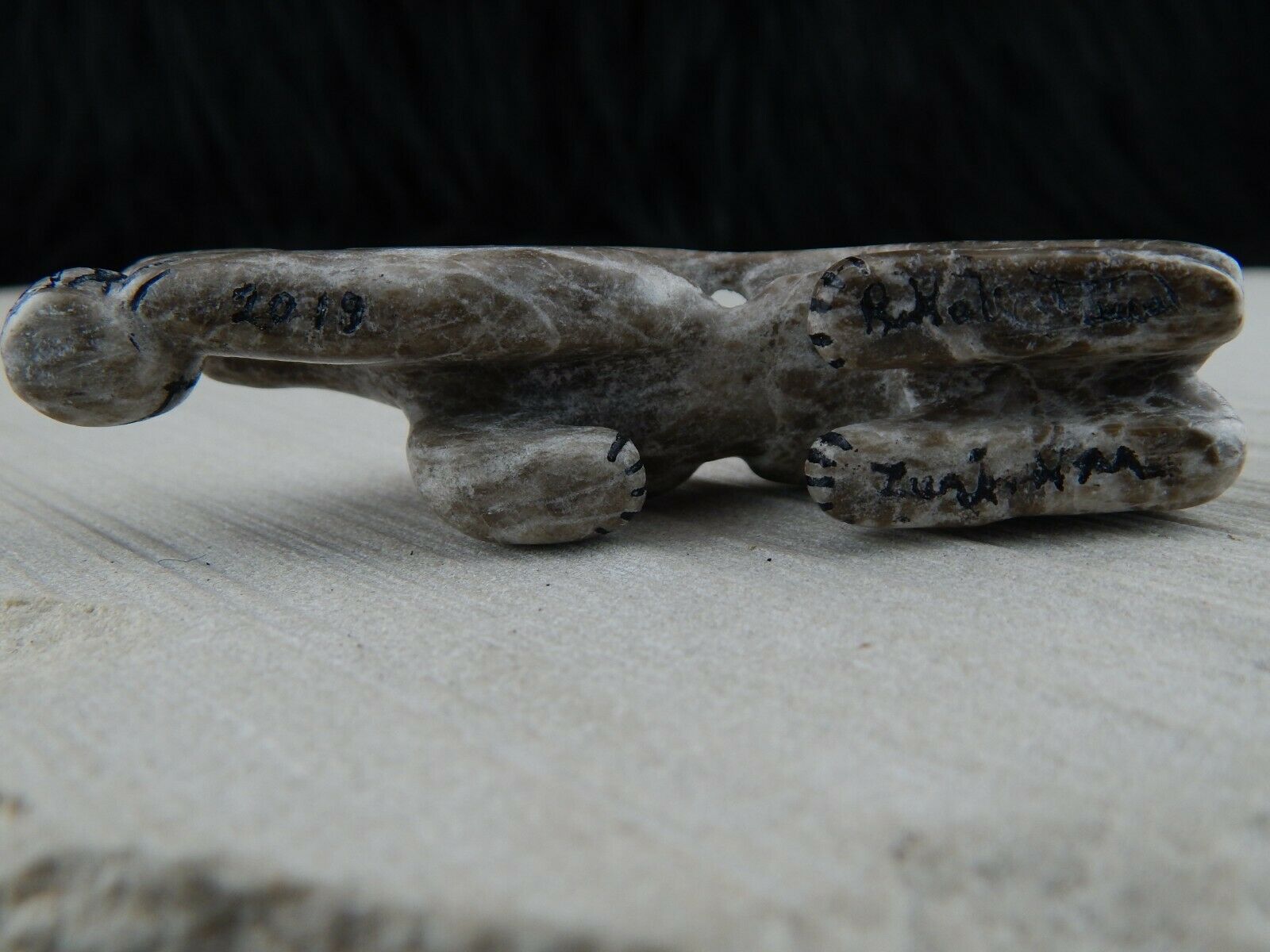 Mountain Lion Zuni Fetish Carving - Rickson Kallestewa - High Lonesome Trading