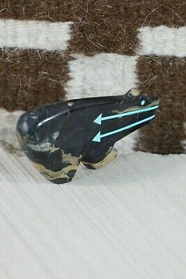 Bear Zuni Fetish Carving - Bernard Laiwakete - High Lonesome Trading