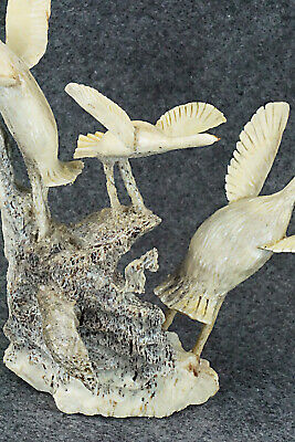 Sandhill Crane Zuni Fetish Carving - Ruben Najera