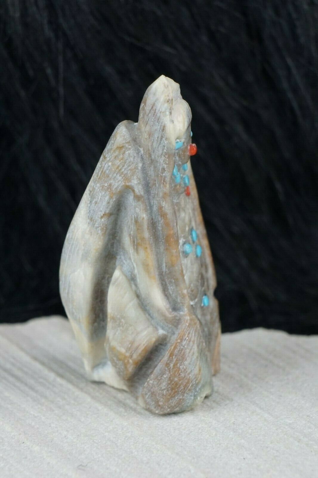Corn Maiden Zuni Fetish Carving - Derrick Kaamasee - High Lonesome Trading
