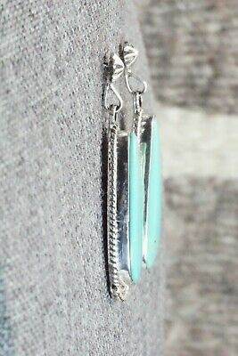 Turquoise & Sterling Silver Earrings - Verley Betone