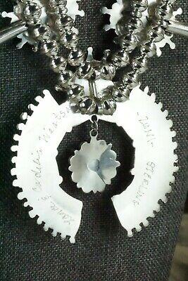 Turquoise & Sterling Silver Squash Blossom Set - Lance and Cordelia Waatsa - High Lonesome Trading