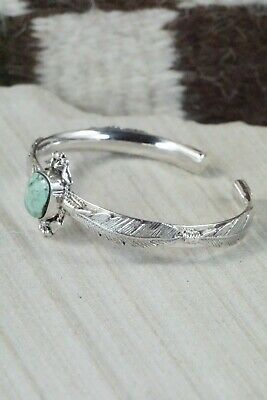 Turquoise & Sterling Silver Bracelet - Bobby Platero