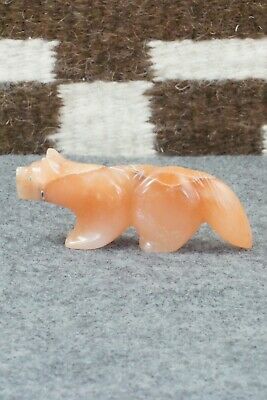 Wolf Zuni Fetish Carving - Rosella Soseeah