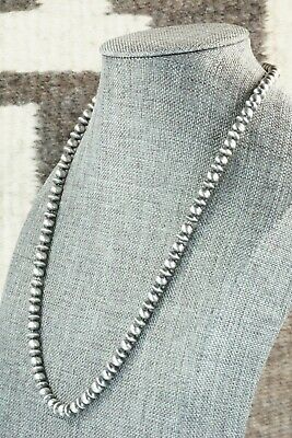 Sterling Silver Navajo Pearl Necklace - Jan Mariano