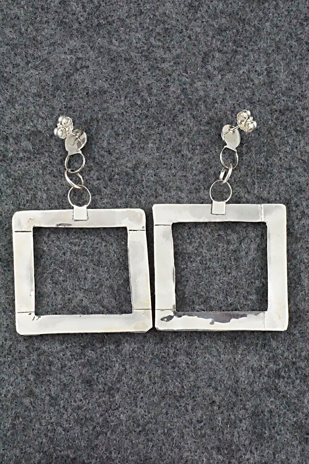 Turquoise & Sterling Silver Earrings - Marlon Quam