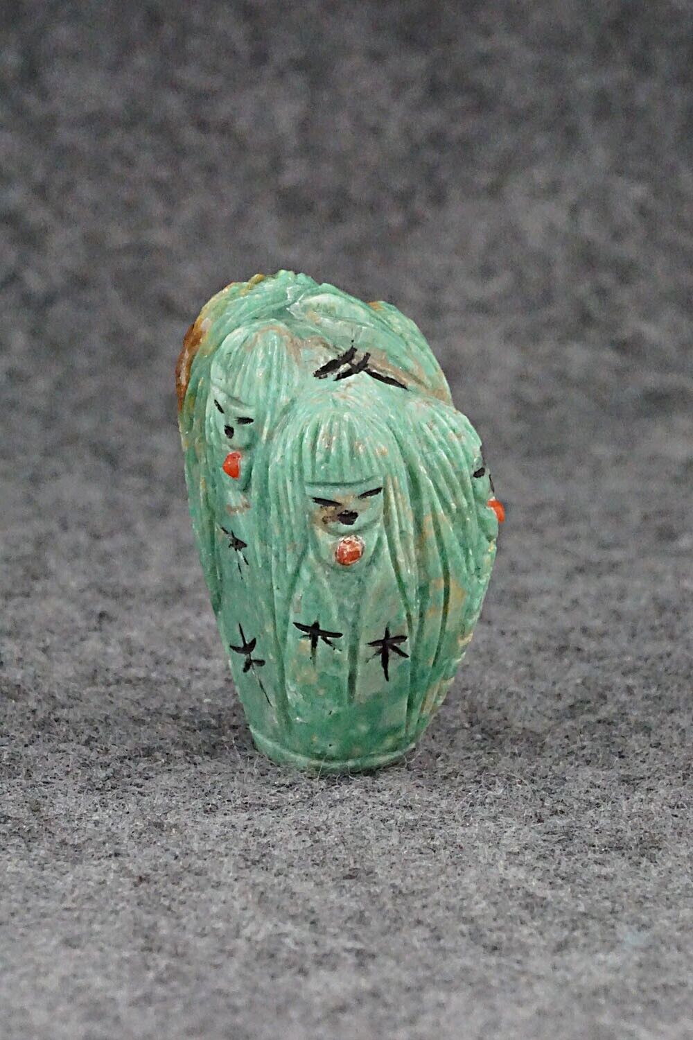 Corn Maiden Zuni Fetish Carving - Sandra Quandelacy
