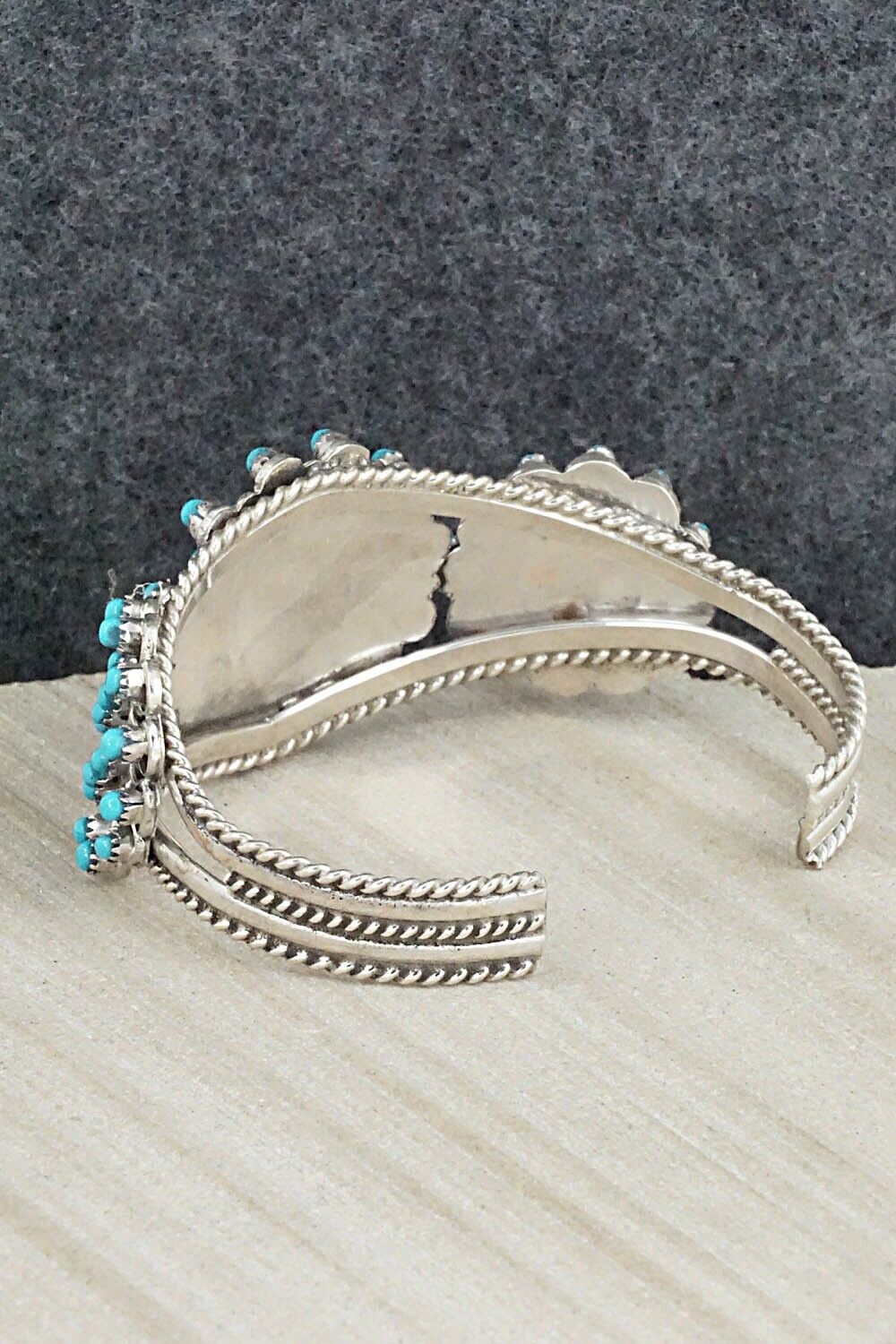 Turquoise & Sterling Silver Bracelet - Wayne Johnson Sr.