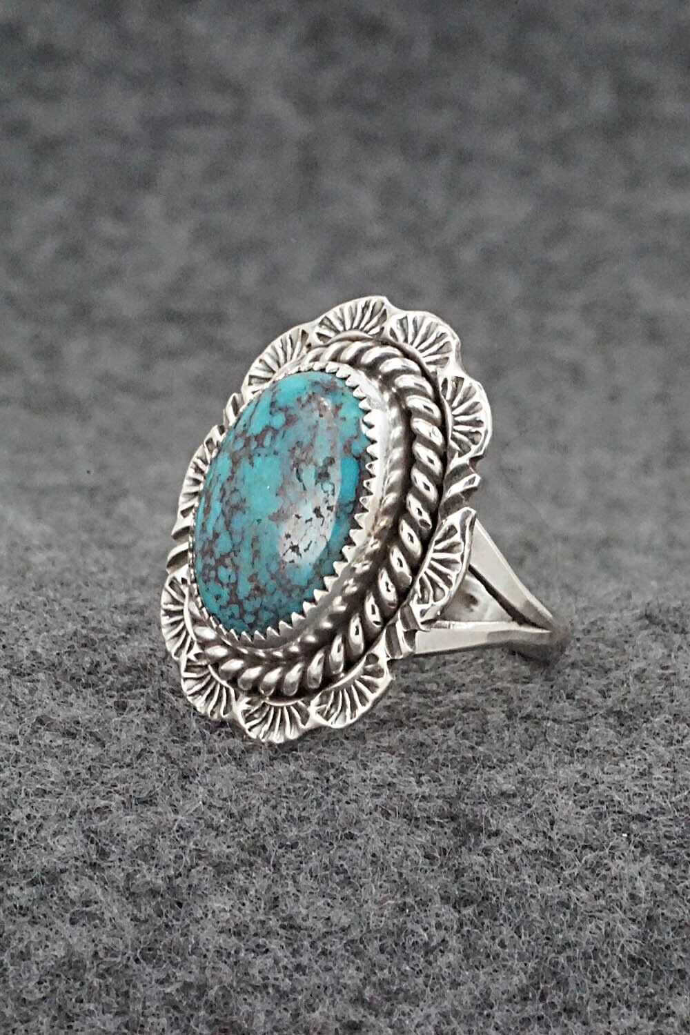 Turquoise & Sterling Silver Ring - Benjamin Martinez - Size 7