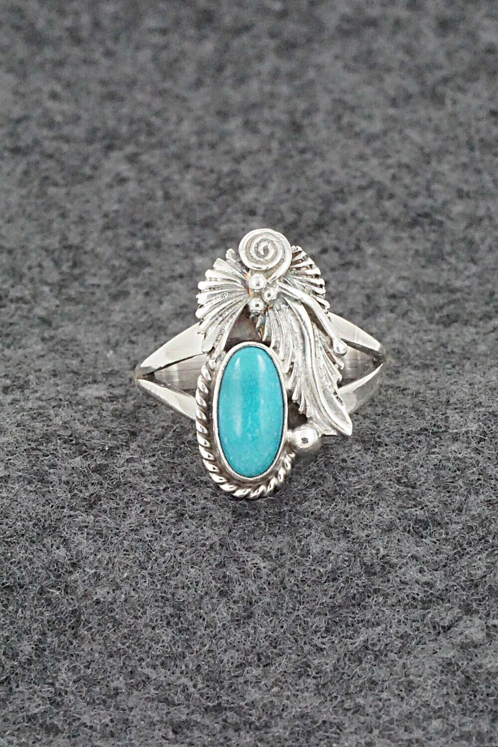 Turquoise & Sterling Silver Ring - Latricia Largo - Size 6.25