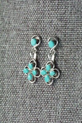 Turquoise & Sterling Silver Earrings - Wayne Johnson Jr.