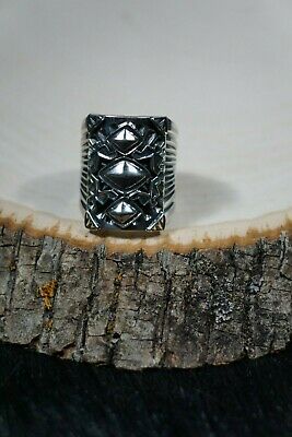 Navajo Sterling Silver Ring - Derrick Gordon - Size 8.5 - High Lonesome Trading