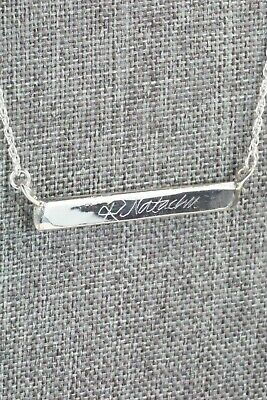 Turquoise & Sterling Silver Necklace - Rolanda Natachu