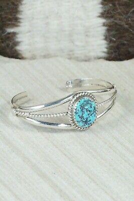 Turquoise & Sterling Silver Bracelet - Lenora Begay - High Lonesome Trading