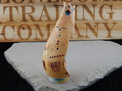 Corn Maiden Zuni Fetish Carving - Stuart Quandelacy - High Lonesome Trading
